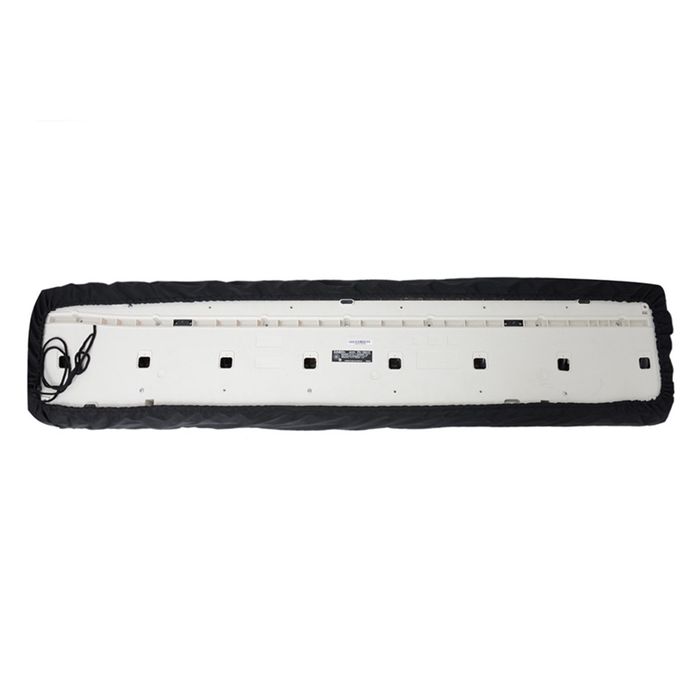 Piano Keyboard Cover Stretchable Dust Cover with Adjustable Elastic Cord and Locking Clasp for 61/88 Keys Electronic