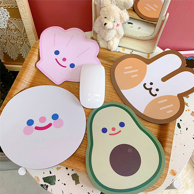 Miếng Lót Chuột Máy Tính Bằng Cao Su Dày Chống Trượt In Hoạt Hình Dễ Thương