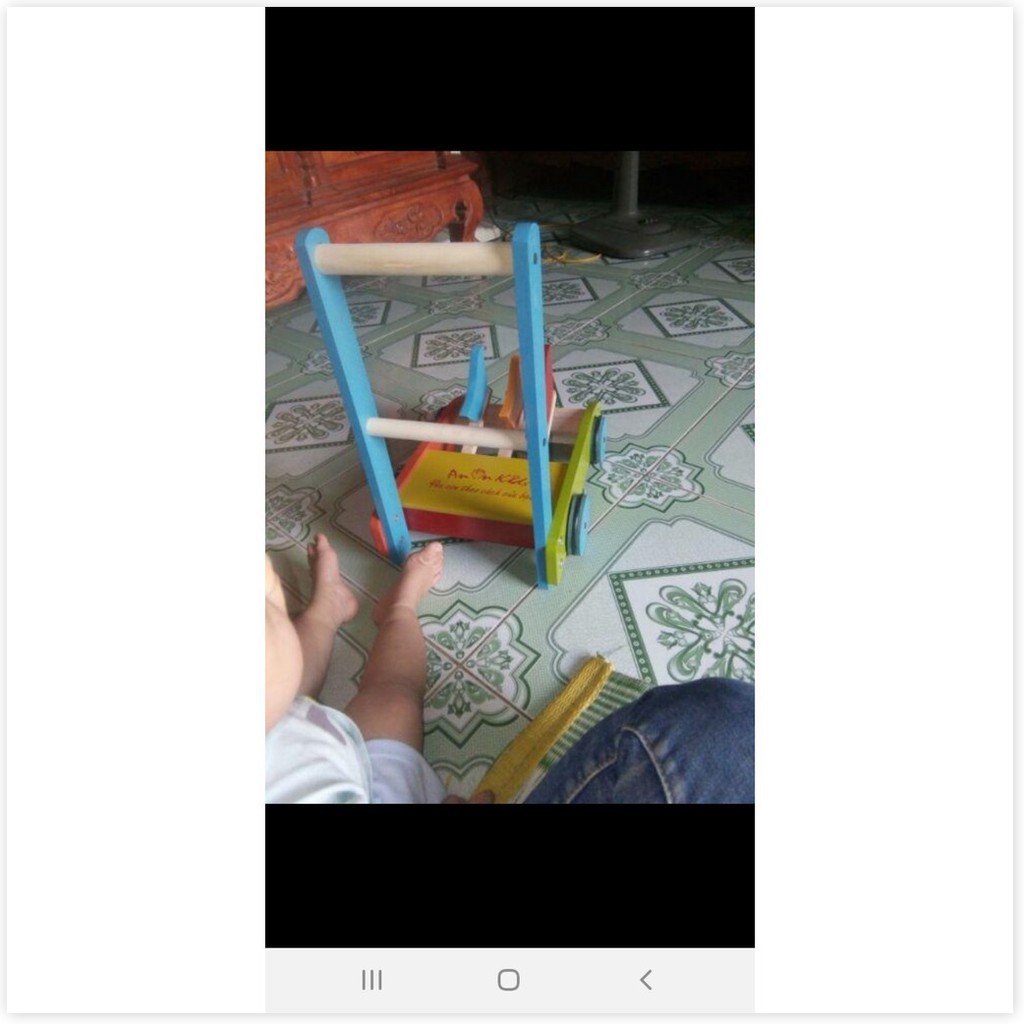 Xe Tập Đi Gỗ Hình Con Gà Đáng Yêu Cho Bé