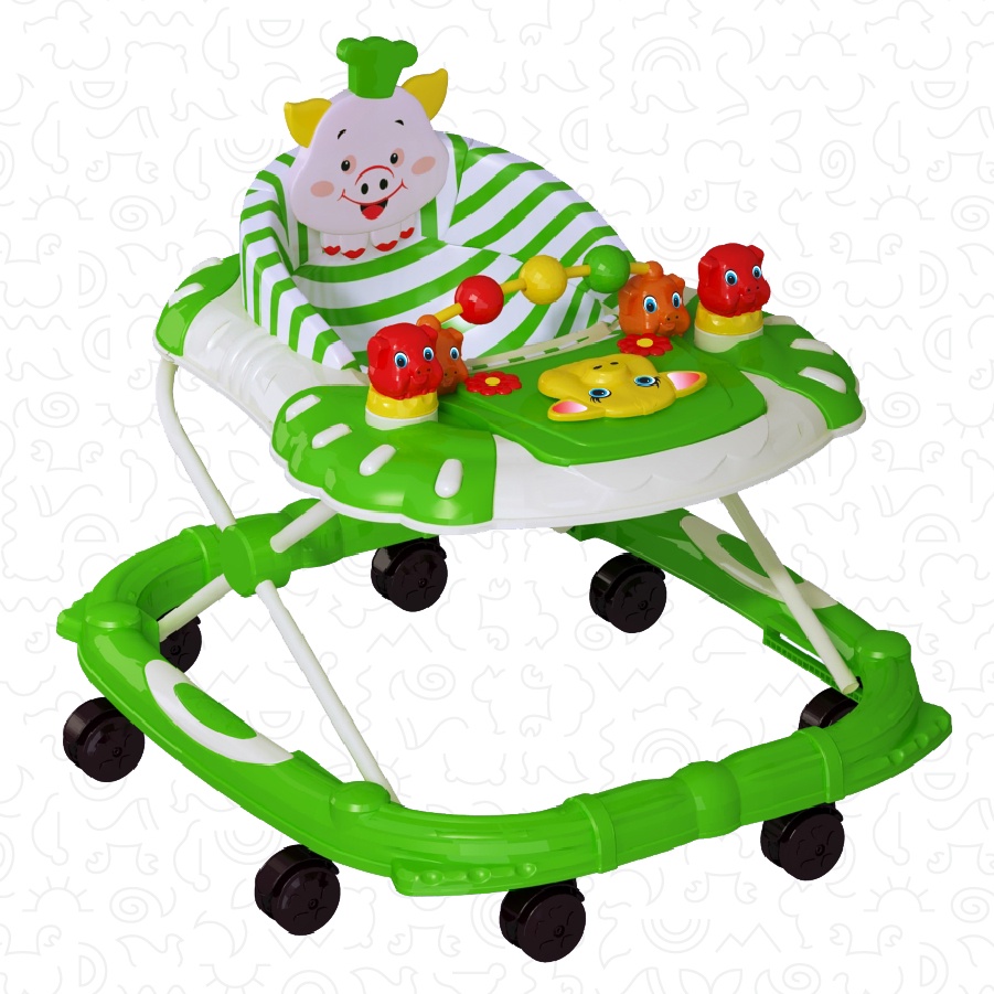 Xe Tập Đi Nhựa Chợ Lớn L4 Chú Heo Con  Cho Bé Từ 6 đến 12 Tháng