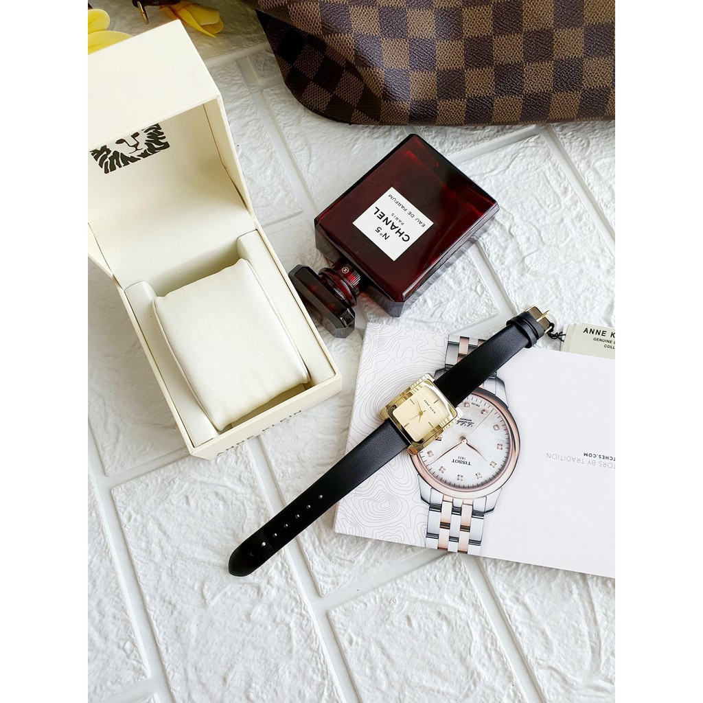 Đồng hồ nữ ANNE KLEIN AK/2706 mặt vuông  Full Box ⚜️Hàng Authentic⚜️