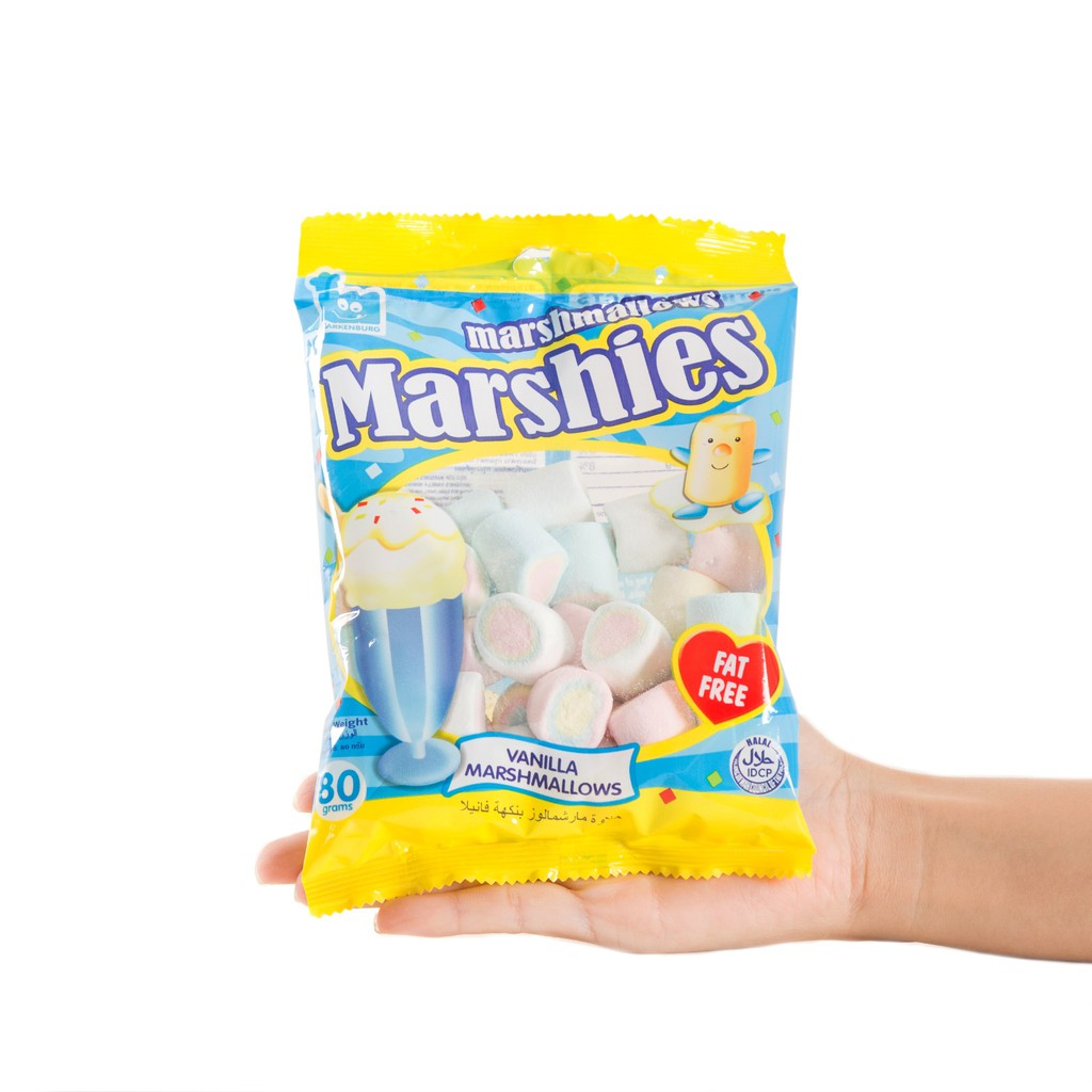 Kẹo Bông Gòn Marshmallow Marshies Hương Vani (gói 40g)