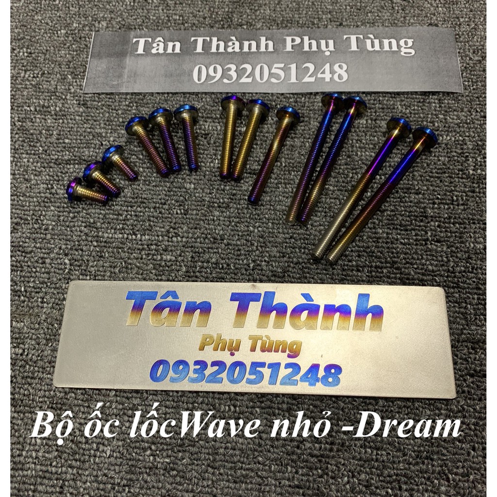 Bộ ốc lốc máy PROTI cho Wave nhỏ-Dream -13 con - Đồ chơi xe