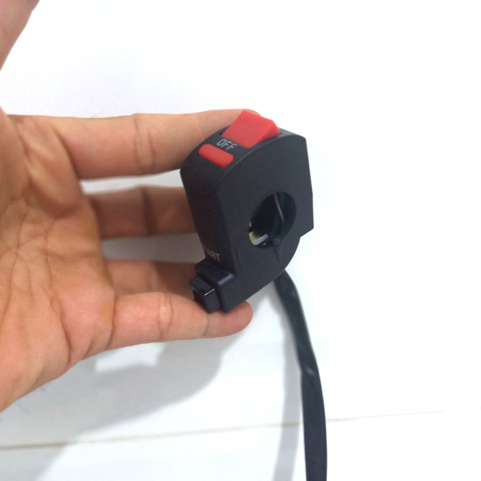 Công tắc mô tô xe máy 2 in 1 lắp ghi đông