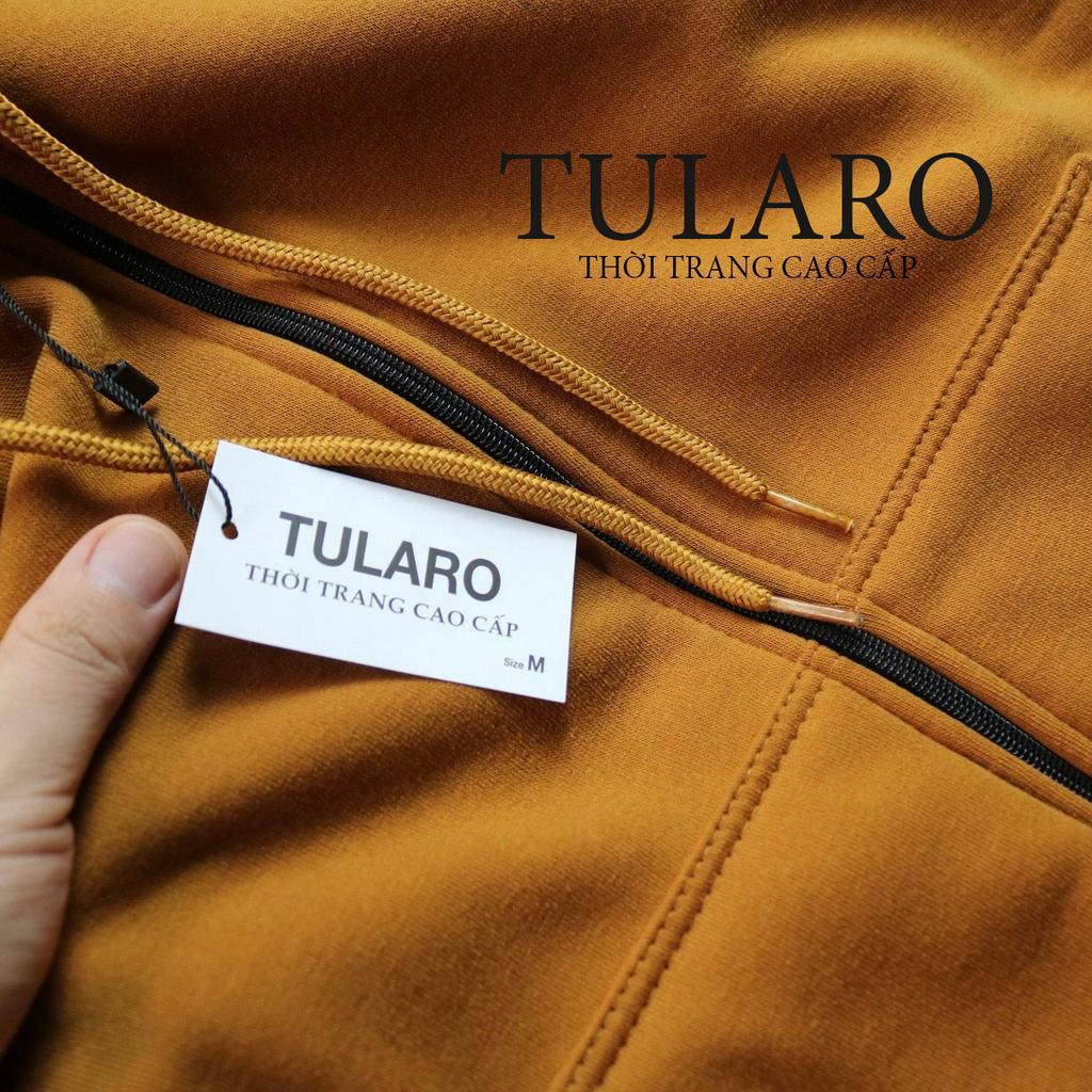 Áo khoác nỉ, áo khoác nam nữ, hoodie zip chất nỉ bông cao cấp TULARO - TLR2