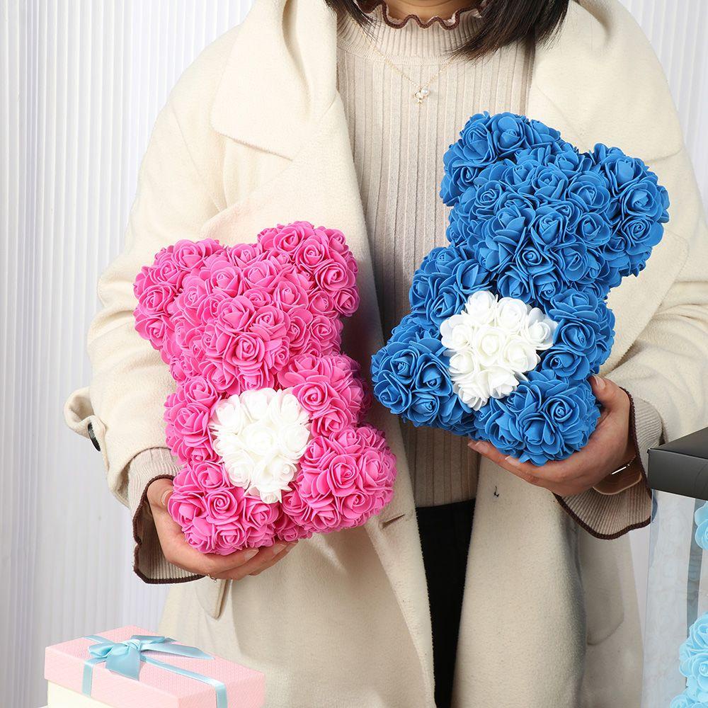 Bó Hoa PE Nhân Tạo Trang Trí Tiệc Cưới Mới