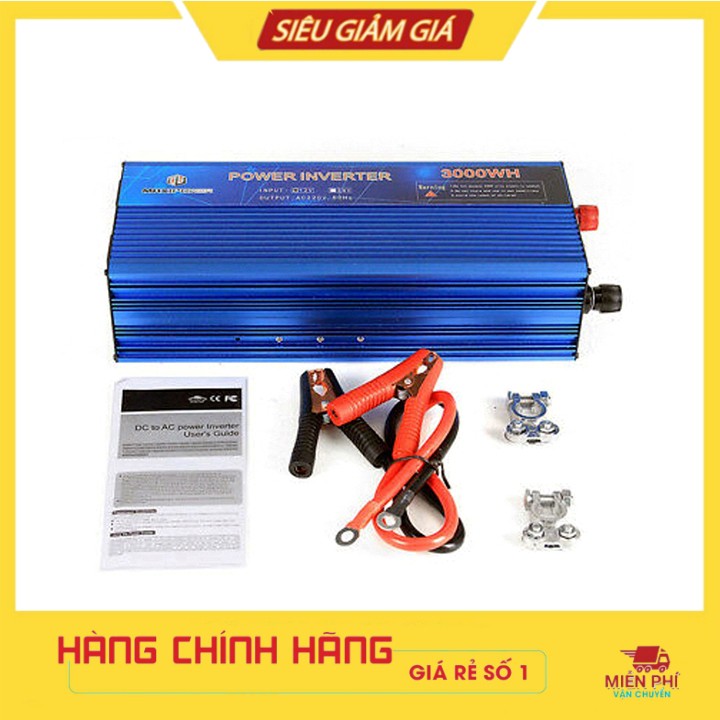 Bộ Biến Điện 12V Lên 220V 3000W