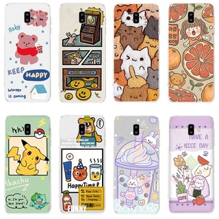 Ốp Điện Thoại TPU Dẻo In Họa Tiết Độc Đáo Thời Trang Cho Samsung Galaxy j6 2018 plus j7 2015 j7 2016 j7 pro 2017