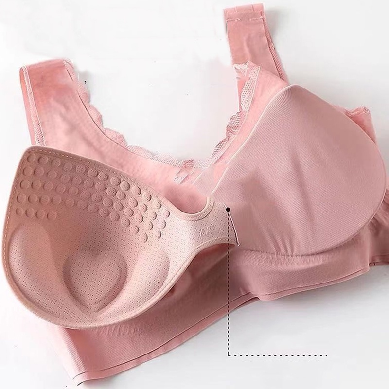 Áo Ngực Thể Thao Không Gọng Latex Mềm Mại Không Dây Thoáng Khí