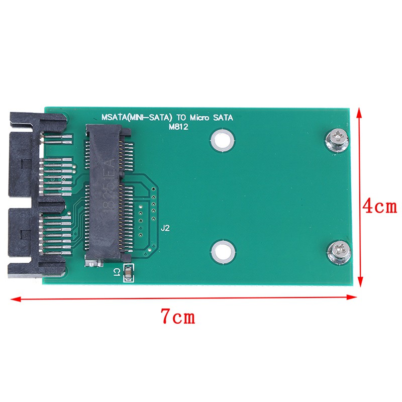 SATA 1 Card Chuyển Đổi Mini Pcie Pci-E Msata 3x5cm Ssd Sang 1.8 "