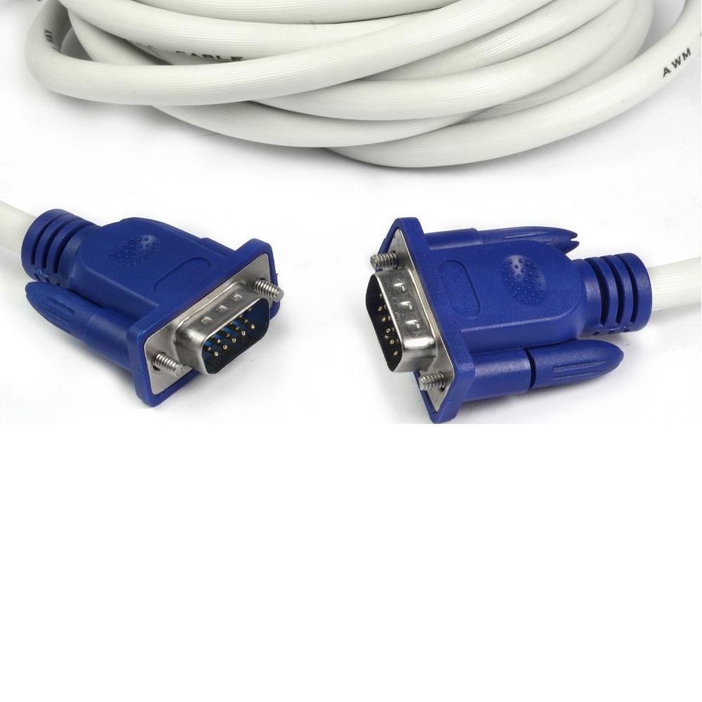 Dây 2 đầu VGA chống nhiễu 15m - Cáp 2 đầu VGA chống nhiễu 15m - Dây nối VGA 15m - Cáp nối VGA 15m