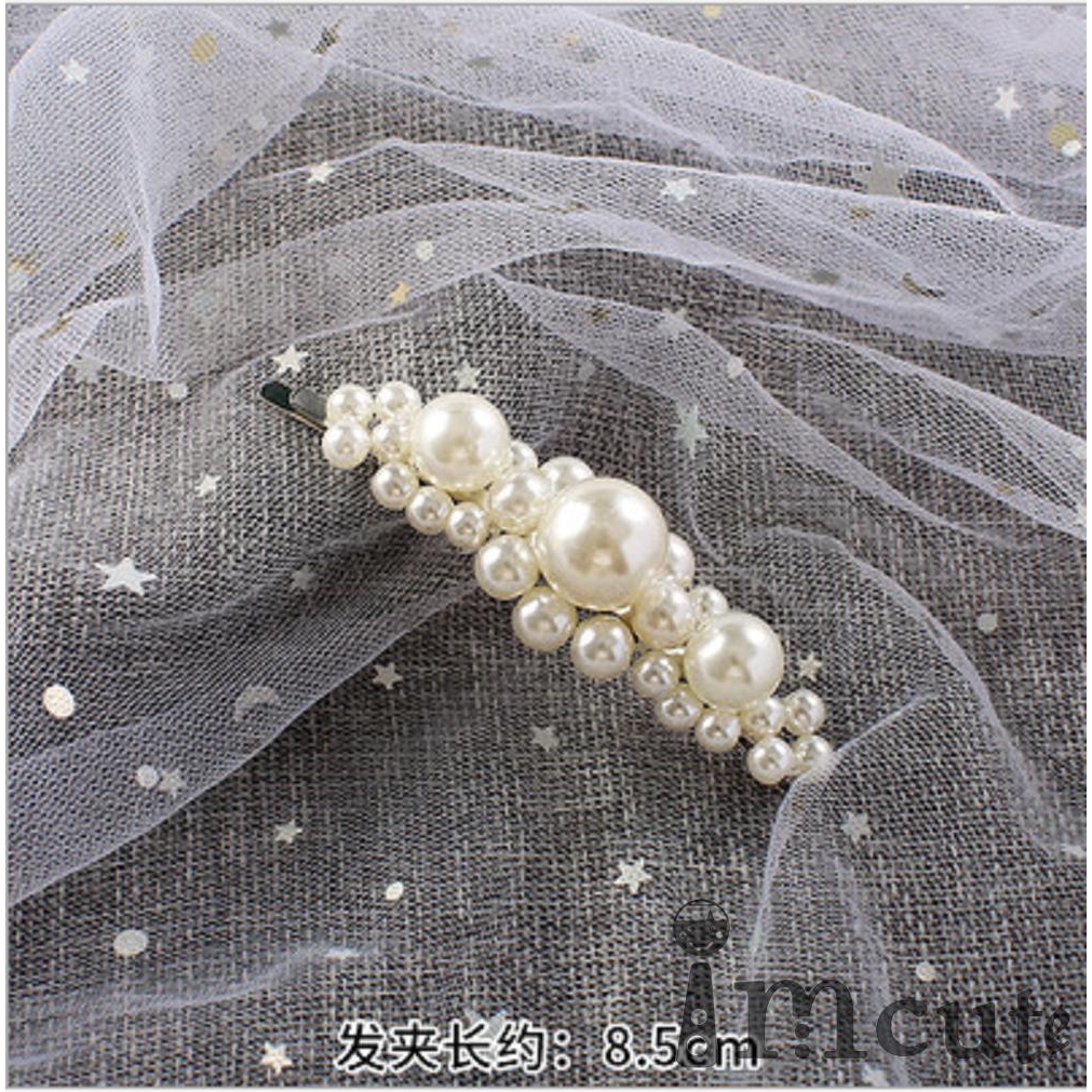 Kẹp tóc đính ngọc trai thời trang cho nữ