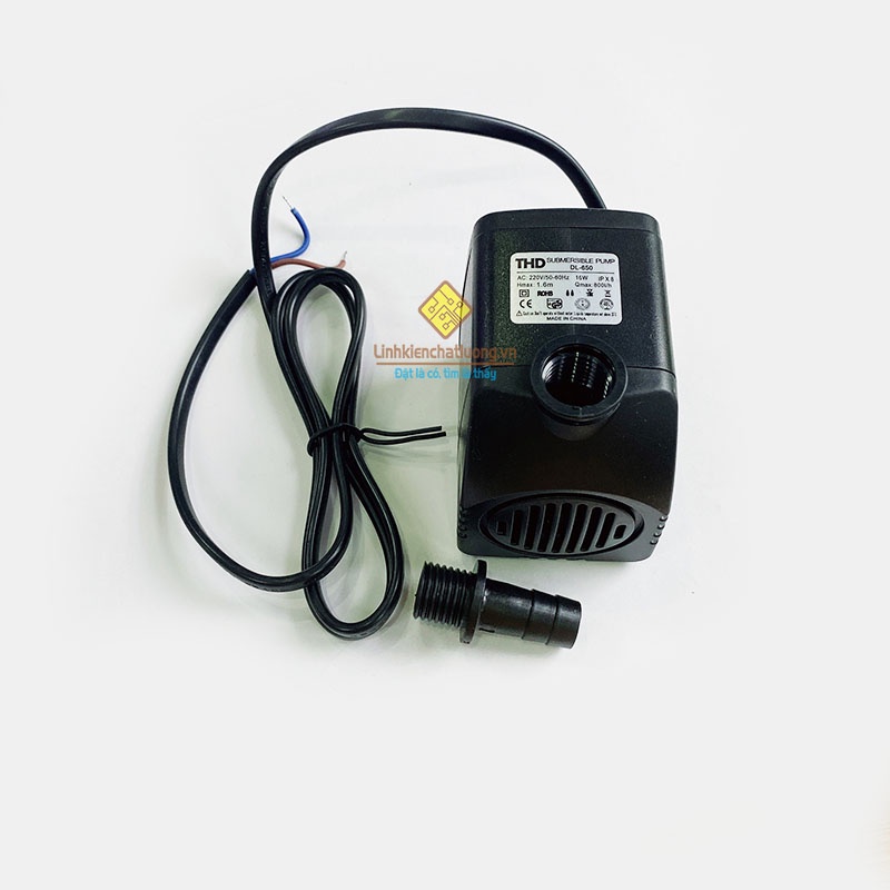 Động cơ bơm nước quạt điều hòa 16W 220V Hmax 1.8m 1000L/h