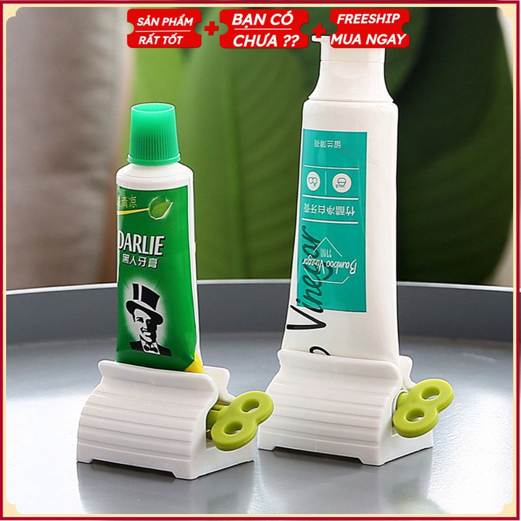 Cuộn Kẹp Ép Nặn Tuýp Kem Đánh Răng K6 KIỂU TRỤ Đa Năng - Dụng Cụ Đẩy Nhả Sữa Rửa Mặt Tiết Kiệm