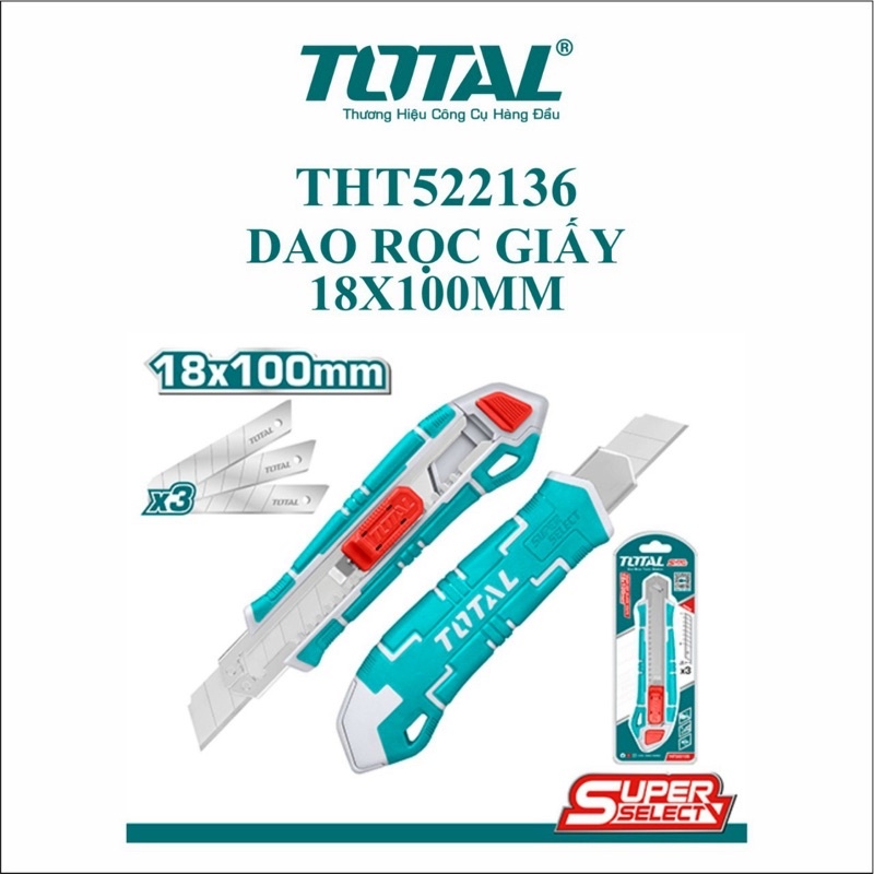 Dao rọc giấy thay Lưỡi tự động   TOTAL THT522136
