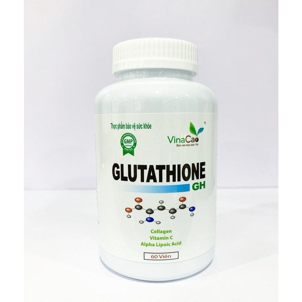 [3 hộp] Viên uống trắng da Glutathione Collagen GH giúp giảm thâm nám, làm trắng da, chống lão hóa liệu trình 3 tháng