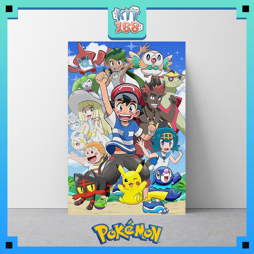 Poster Hình Pokemon và những người bạn (POSPIC-0090)