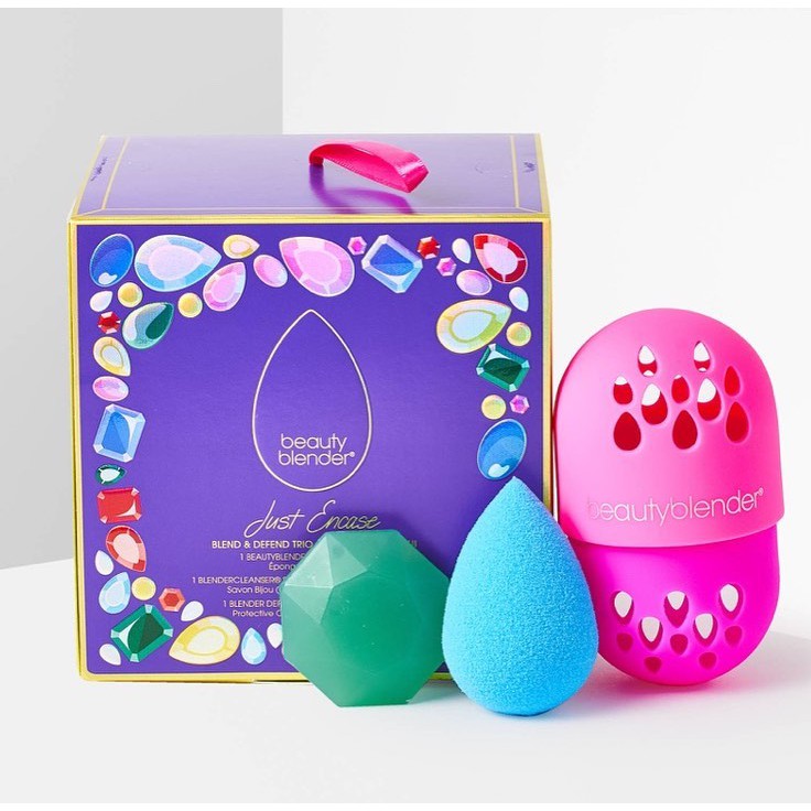 SET BÔNG MÚT TRANG ĐIỂM BEAUTY BLENDER DRIPPING IN DIAMONDS CHÍNH HÃNG - 5413