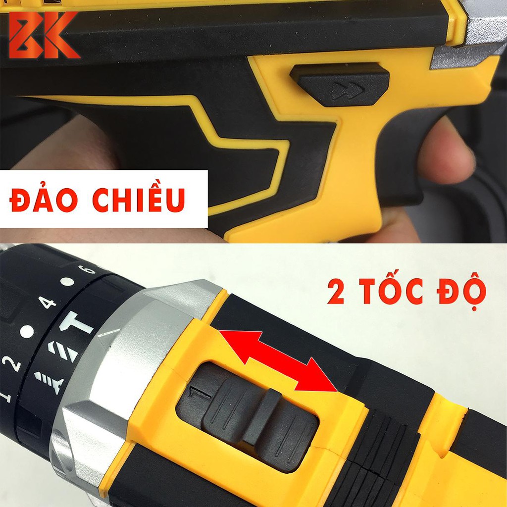 Máy khoan pin Dewalt 26V 3 Chức Năng, Máy Khoan Bắt Vít Có Búa