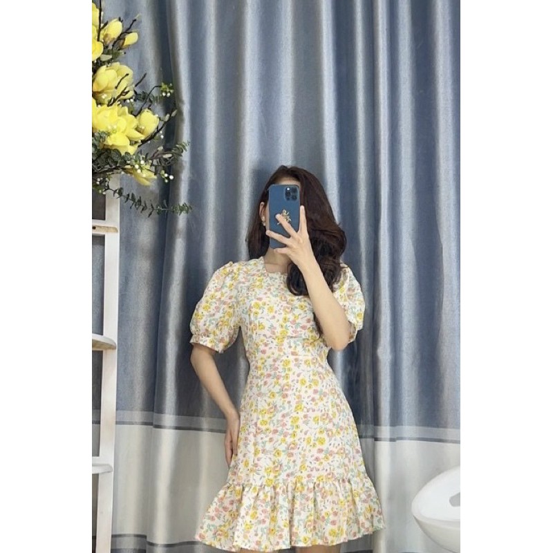 [Mã WAMT1505 giảm 10K đơn 0K] Váy hoa đuôi cá kèm video thật | BigBuy360 - bigbuy360.vn