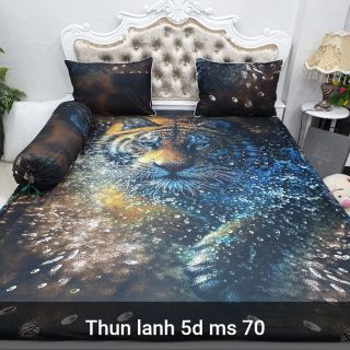 BỘ DRAP THUN LẠNH Ý 5D THÁI LAN CAO CẤP