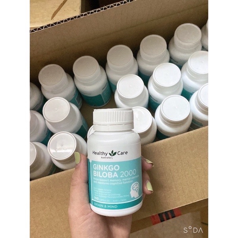 Viên uống bổ não Ginkgo hộp 100 viên chuẩn Úc