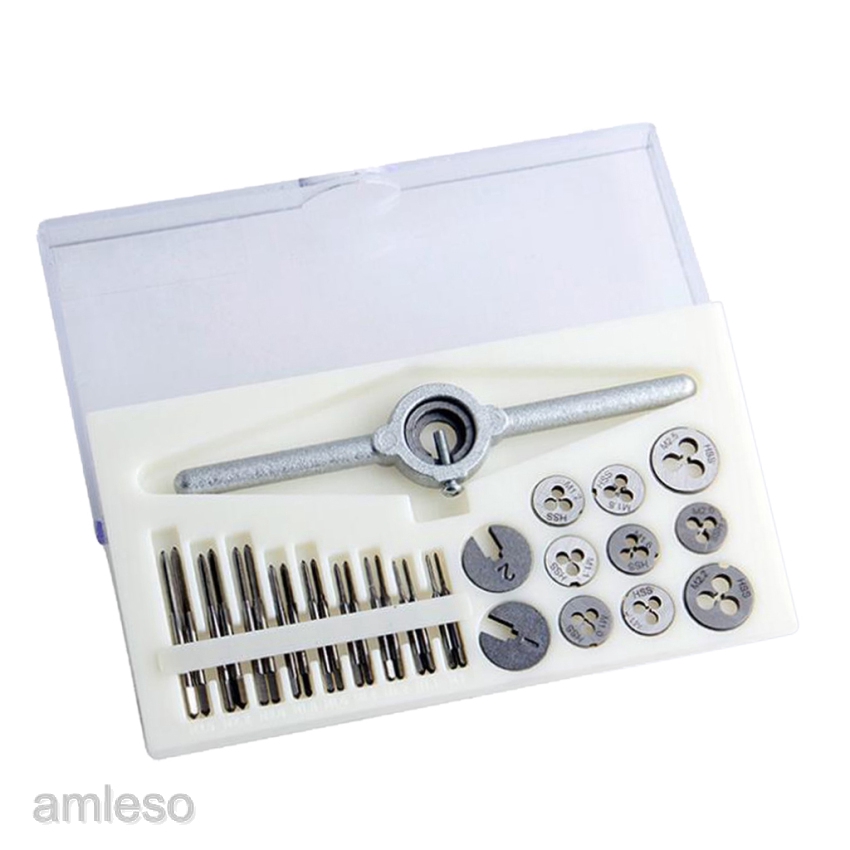 Bộ 31 phụ kiện mũi taro kèm khuôn giữ M1-M2.5 và tay cầm