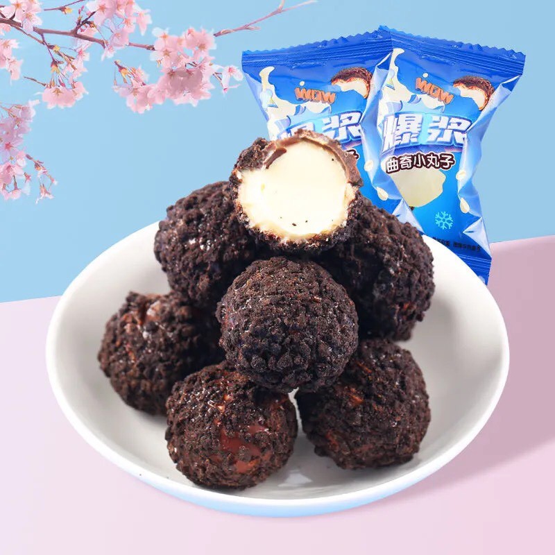 [Mã 253FMCGSALE giảm 8% đơn 500K] KẸO SOCOLA NHÂN KEM - THƠM NGON VỊ SỮA - ĂN VẶT NỘI ĐỊA