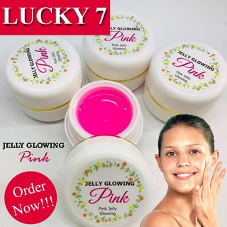 Image of Jelly Glowing Pink Cream Pemutih Wajah Glowing Cepat - Cream Penghilang Bekas Jerawat dan Flek Hitam