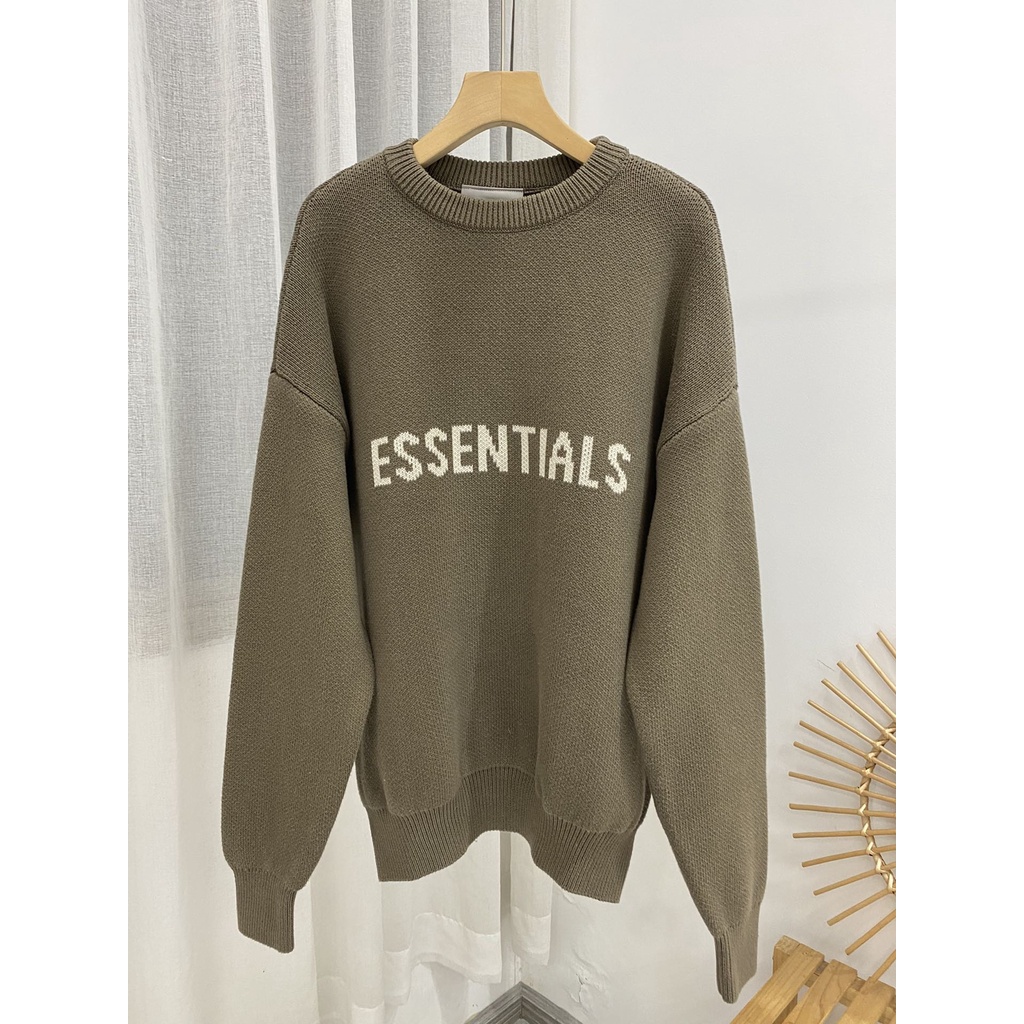 ⚡️[Hight Quality] - Áo len Fear of God Essentials x SSENSE Knit Sweater SS21, Áo len FOG ESSENTIALS