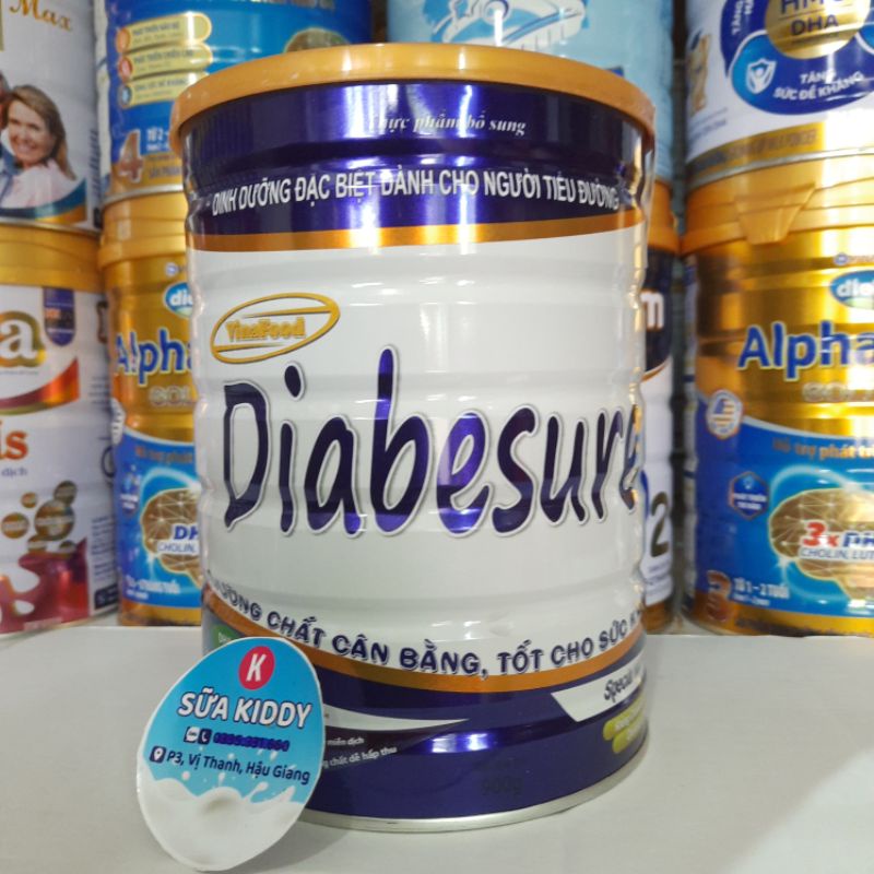 Sữa tiểu đường vinafood diabesure 900g