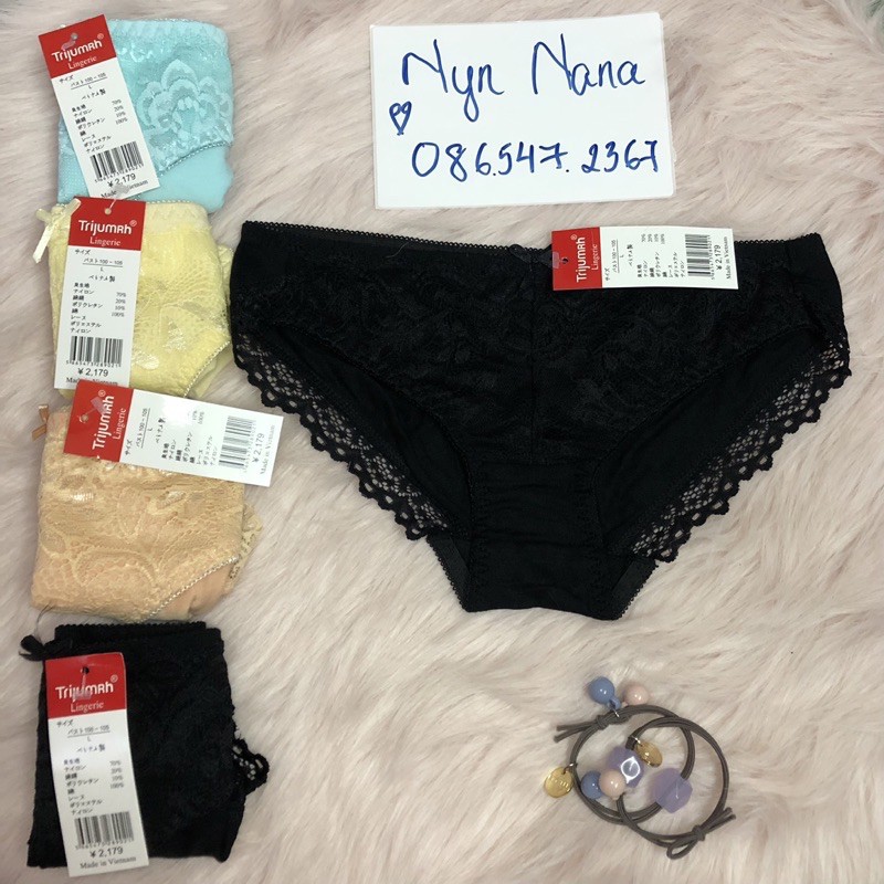 quần lót nữ cotton phối ren (quần chip có size) [Siêu Sale [Ảnh thật [Chính hãng | BigBuy360 - bigbuy360.vn