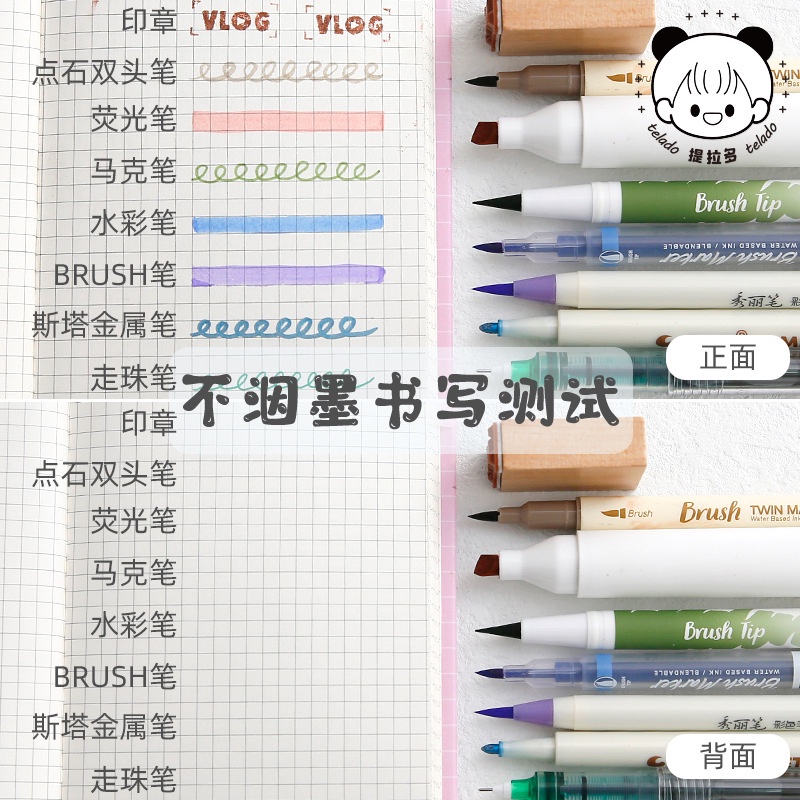 Peach Cute Girl weeks Notebook Memo Pad School Office Stationery Notepad
