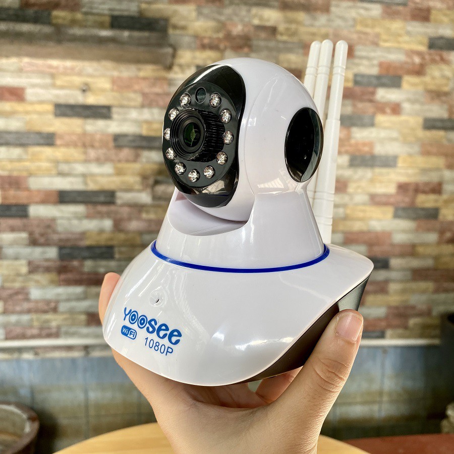 Camera wifi yoosee 3 râu Ful HD- 1080P xoay 360 Thế hệ mới hình ảnh sắc nét 2.0mp ,10 đèn hồng ngoại, ghi âm đàm thoại | WebRaoVat - webraovat.net.vn