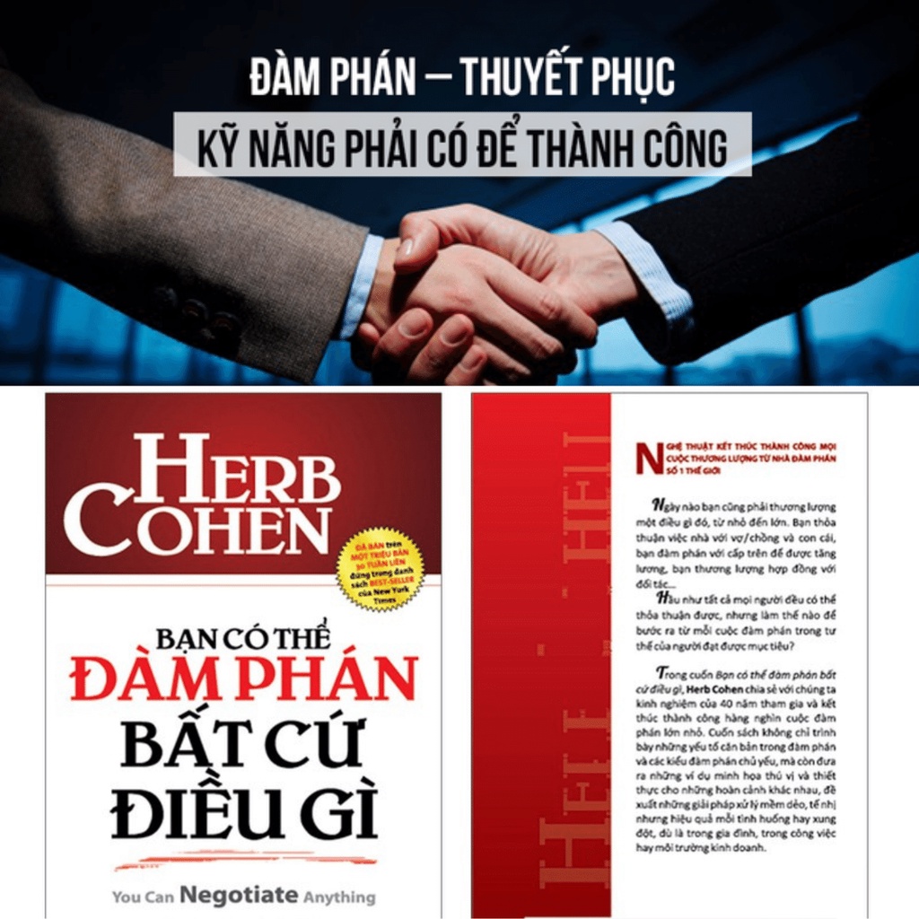 Sách - Bạn Có Thể Đàm Phán Bất Cứ Điều Gì 159K
