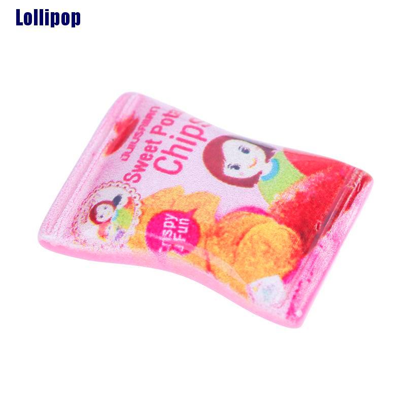 Set 10 mô hình bịch khoai tây chiên trang trí nhà búp bê