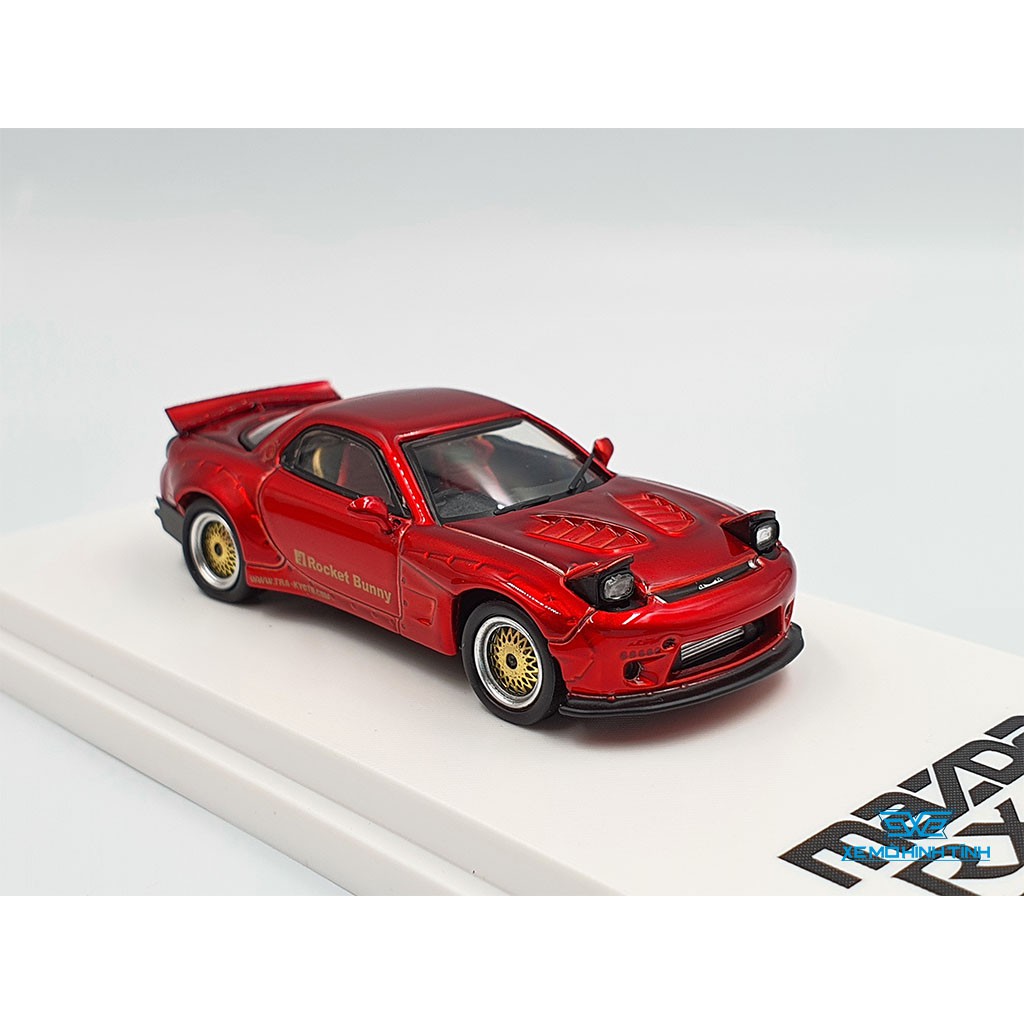 Xe Mô Hình Mazda RX-7 Tỉ lệ 1:64 Hãng sản xuất Time Micro ( Đỏ )