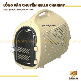[CHÍNH HÃNG] LỒNG VẬN CHUYỂN HELLO CHARMY CHO CHÓ MÈO