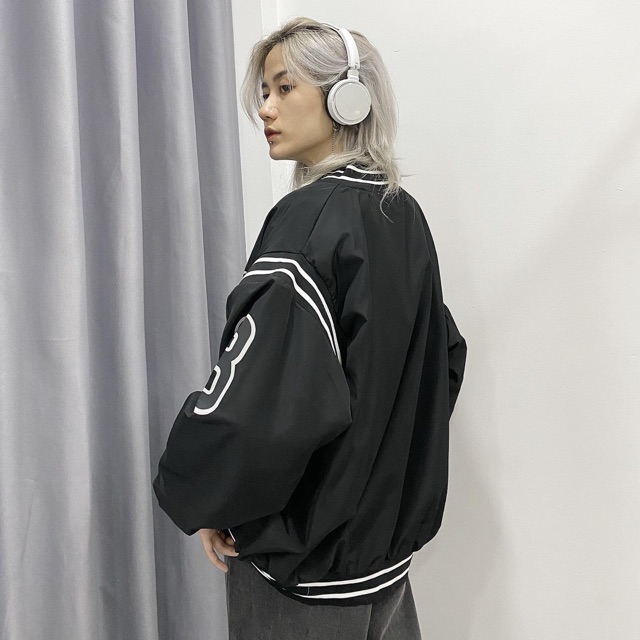 ÁO KHOÁC BÓNG CHÀY ĐEN | BigBuy360 - bigbuy360.vn