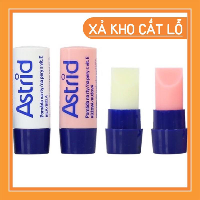 Xả lỗ Son Mỡ hươu Astrid TRẮNG 4,7-4,8g to chính hãng (Séc) VỎ TRẮNG