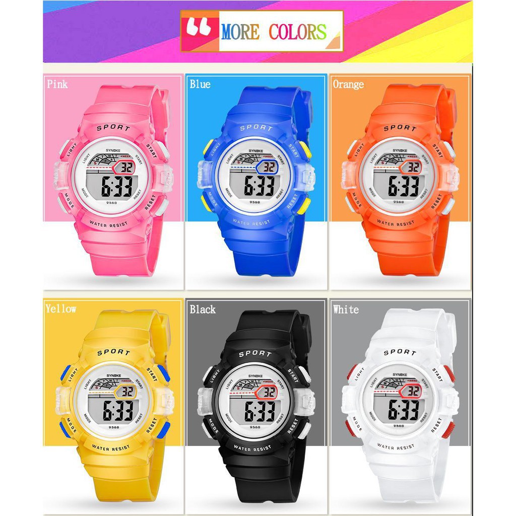 Đồng hồ thể thao phát sáng màn hình LED SYNOKE | BigBuy360 - bigbuy360.vn