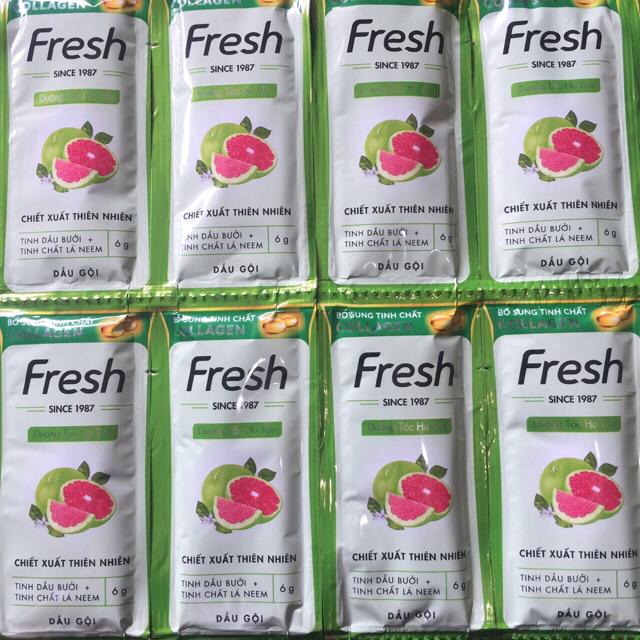 Gói dầu gội Fresh sạch gàu, phục hồi hư tổn 6g - HT258