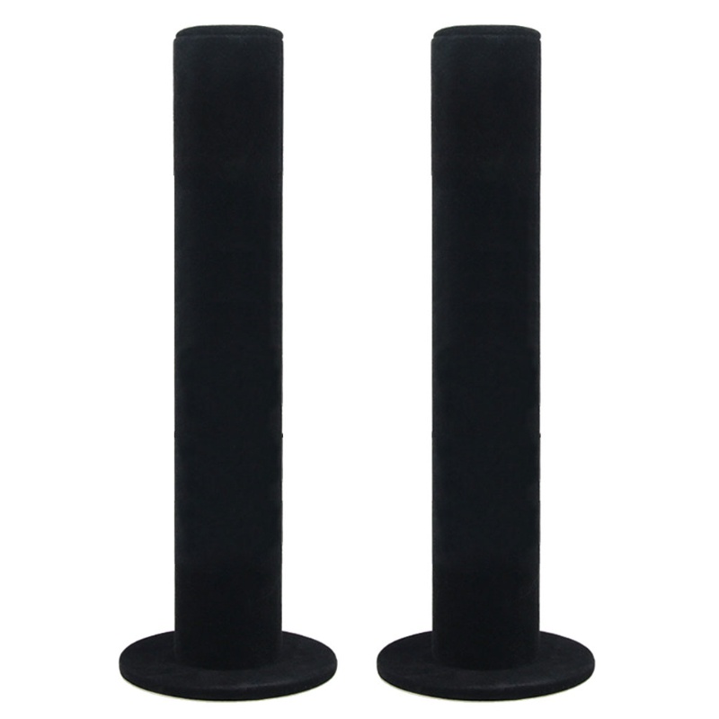 Flgo Giá Đỡ Vòng Cổ / Vòng Tay Bằng Nhung Xám Đen Độc Đáo Trang Trí Nhà Cửa