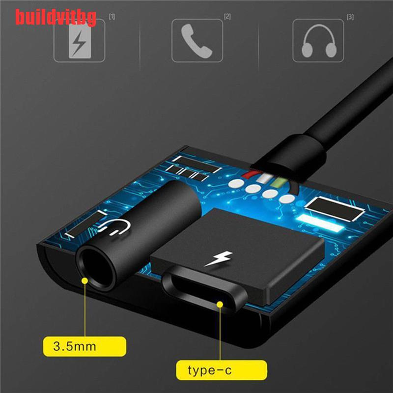 Dây Cáp Sạc Chuyển Đổi Tai Nghe 2 Trong 1 Type-C Sang 3.5mm Aux Usb Cvq