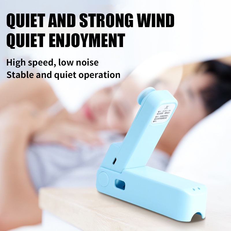 Quạt Mini Cầm Tay/Để Bàn Sạc USB Yên Tĩnh Tiện Dụng