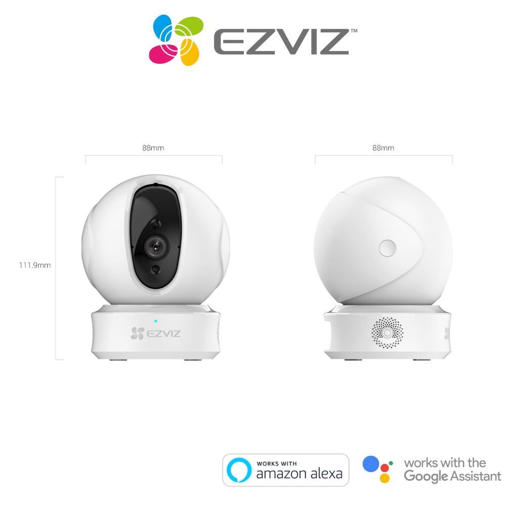 Camera EZVIZ C6CN H.265, wifi, quay quét trong nhà 360 độ, độ phân giải 1080p | BigBuy360 - bigbuy360.vn