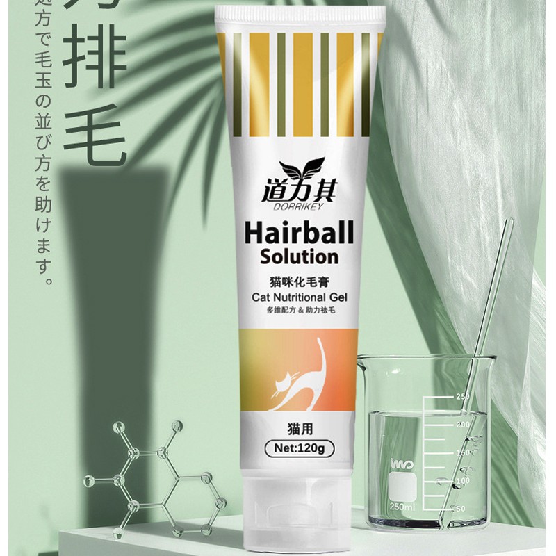 GEL TIÊU BÚI LÔNG MÈO HAIRBALL SOLUTION CSP56 CỦA DORIKEY BỔ XUNG VI CHẤT VÀ ĐIỀU HOÀ ĐƯỜNG TIÊU HOÁ CHO MÈO