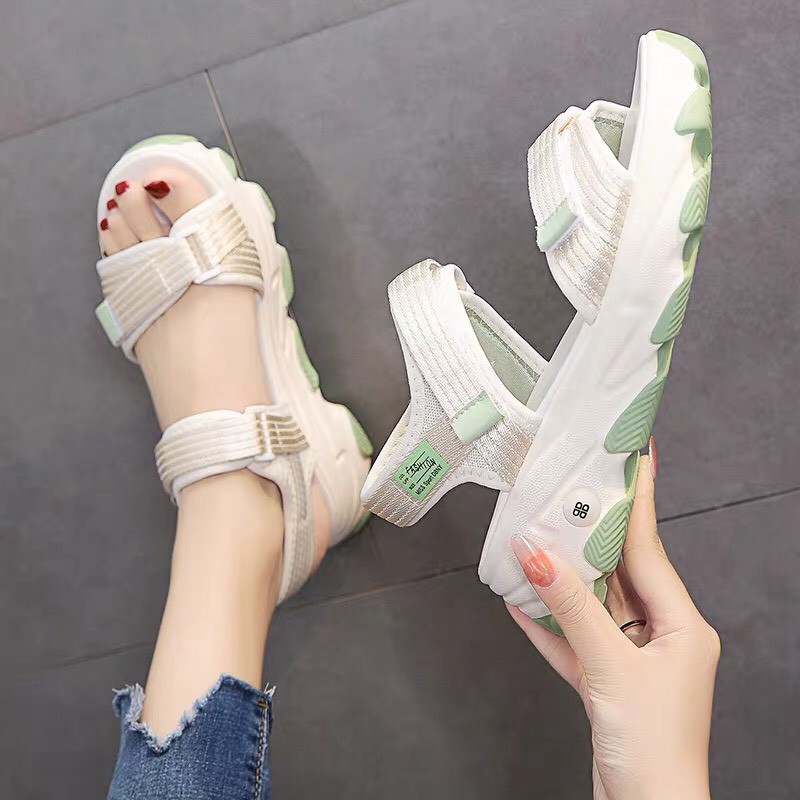 SẴN HÀNG GIAO NGAY Sandal Hàn Quốc 2 quai mẫu mới 2020- sẵn hàng 3 màu