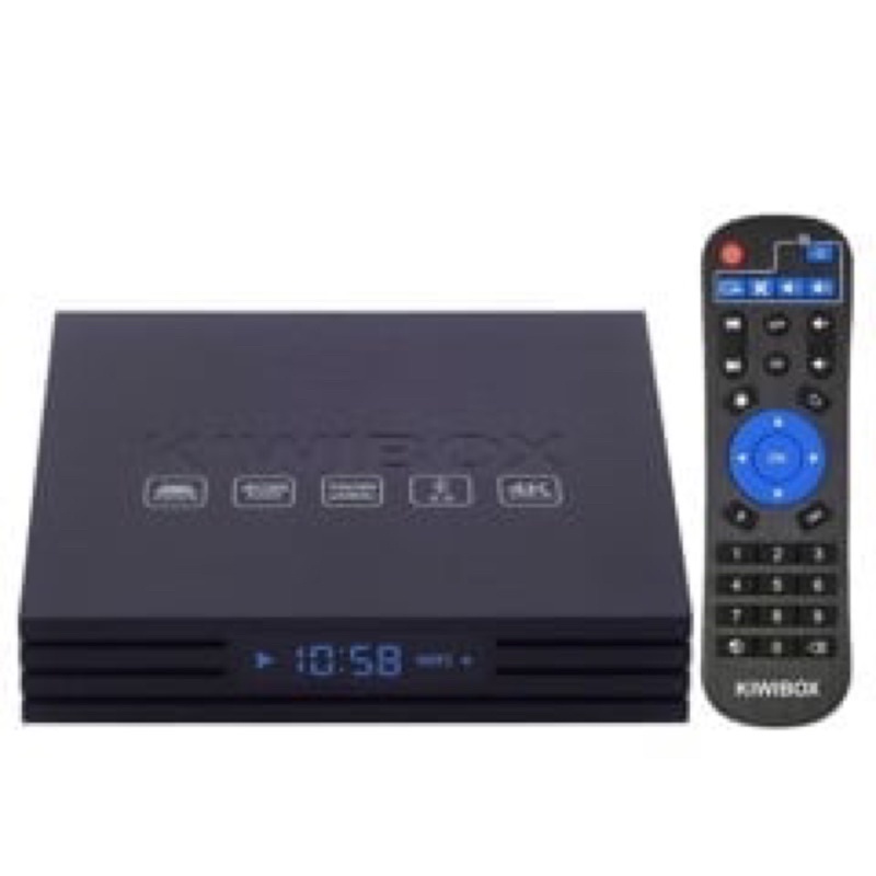 Android box Kiwibox S10 Pro RAM 4G chạy Android 10 biến tv thường thành siêu tv thông minh