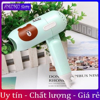 [siêu cute tiện lợi]Máy sấy tóc mini gấp gọn hình thú đáng yêu